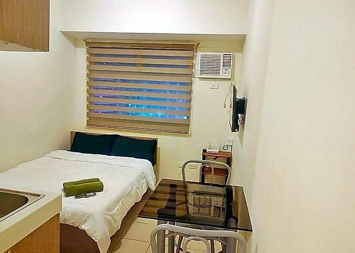 Stylish W/ View | 5min Walk To Mrt & Greenfield District | Mandaluyong Staycation * マニラ市