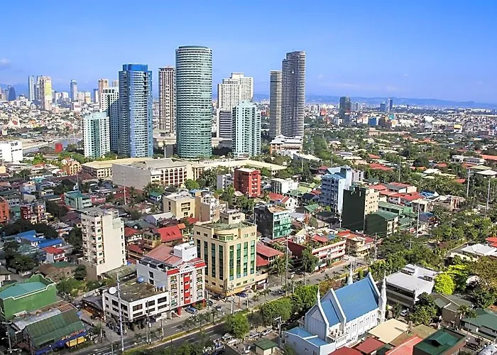 Stylish W/ View | 5min Walk To Mrt & Greenfield District | Mandaluyong Staycation アパート